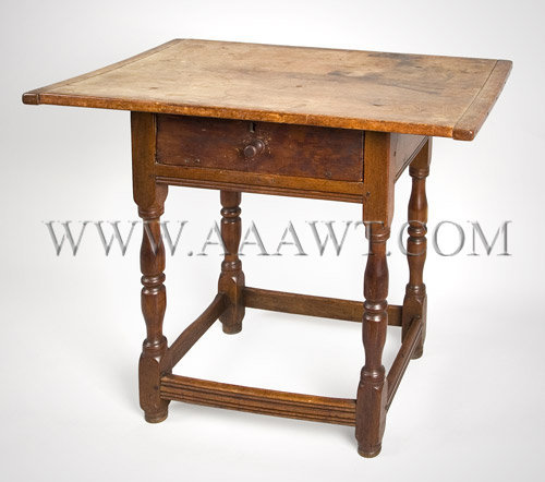 Table, Tavern Table
South Eastern, Massachusetts or Rhode Island
Circa 1730 to 1740, angle view